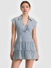 MILA DENIM MINI DRESS-ALICE + OLIVIA