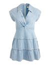 MILA DENIM MINI DRESS-ALICE + OLIVIA