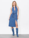 CHASSIDY CHAMBRAY MIDI DRESS-MEDIUM INDIGO CHAMBRAY-ALICE + OLIVIA
