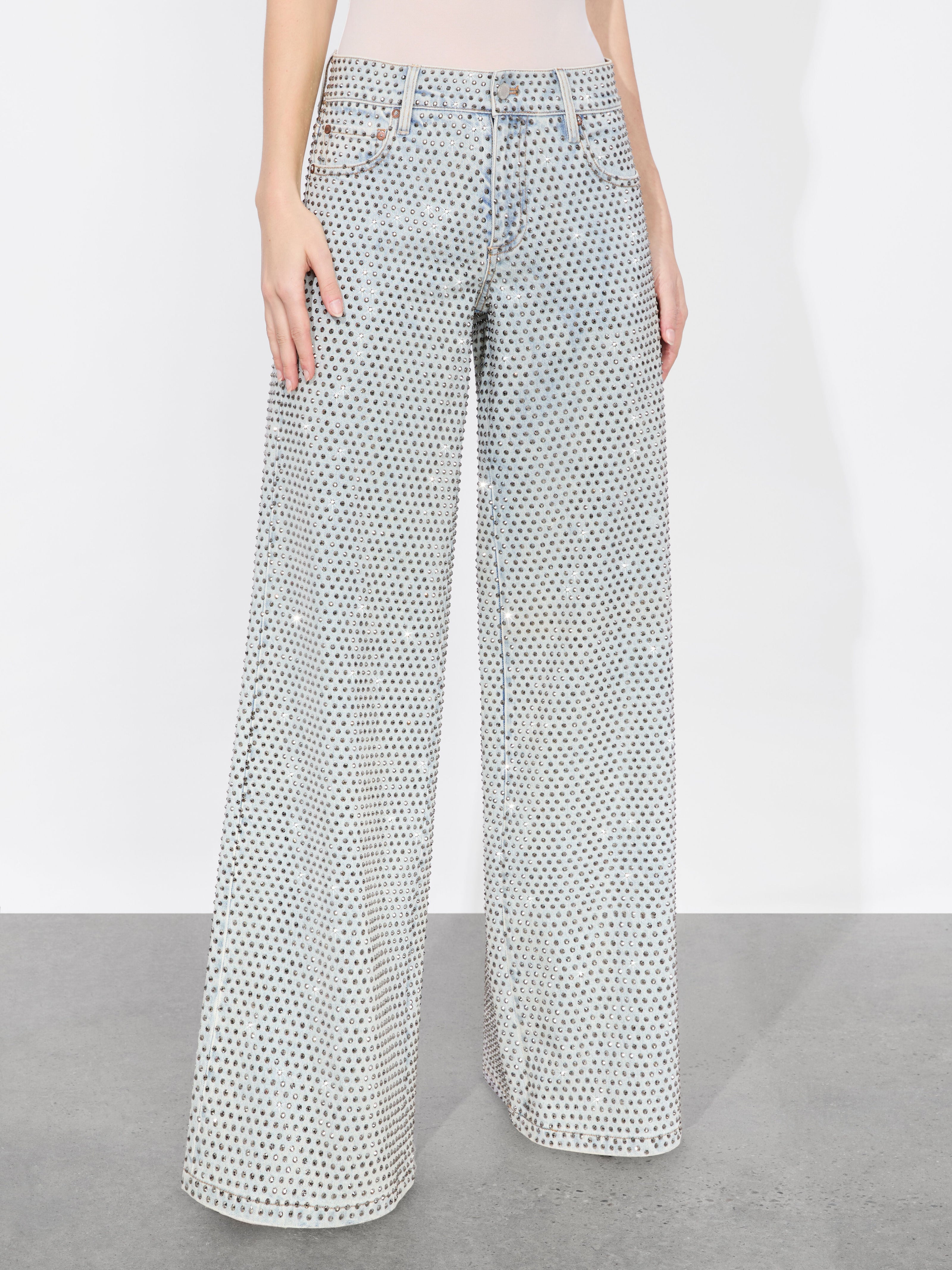 TRISH EMBELLISHED JEAN-ALICE + OLIVIA