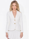 IANA DENIM SCULPTED BLAZER-ALICE + OLIVIA
