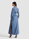 CHASSIDY DENIM MAXI DRESS-ALICE + OLIVIA