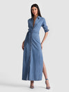 CHASSIDY DENIM MAXI DRESS-ALICE + OLIVIA