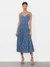 SHANTI TIERED MIDI DRESS-ALICE + OLIVIA