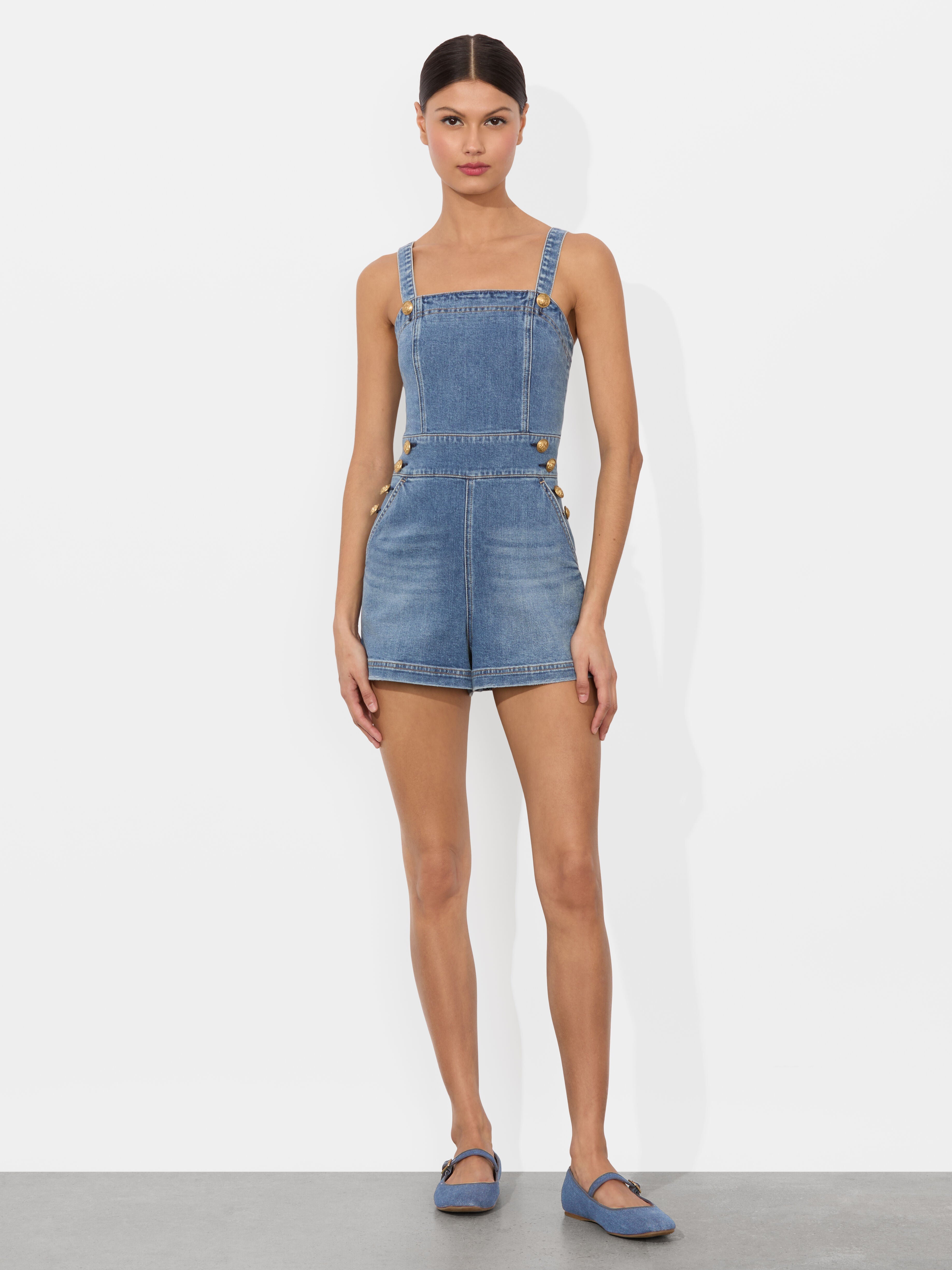 VITA DENIM ROMPER