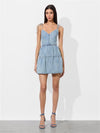 SHANTI DENIM MINI DRESS-AMELIA BLUE-ALICE + OLIVIA