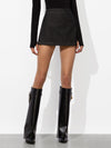 LAKELYN DENIM SKORT-MAYA CHARCOAL BLACK-ALICE + OLIVIA