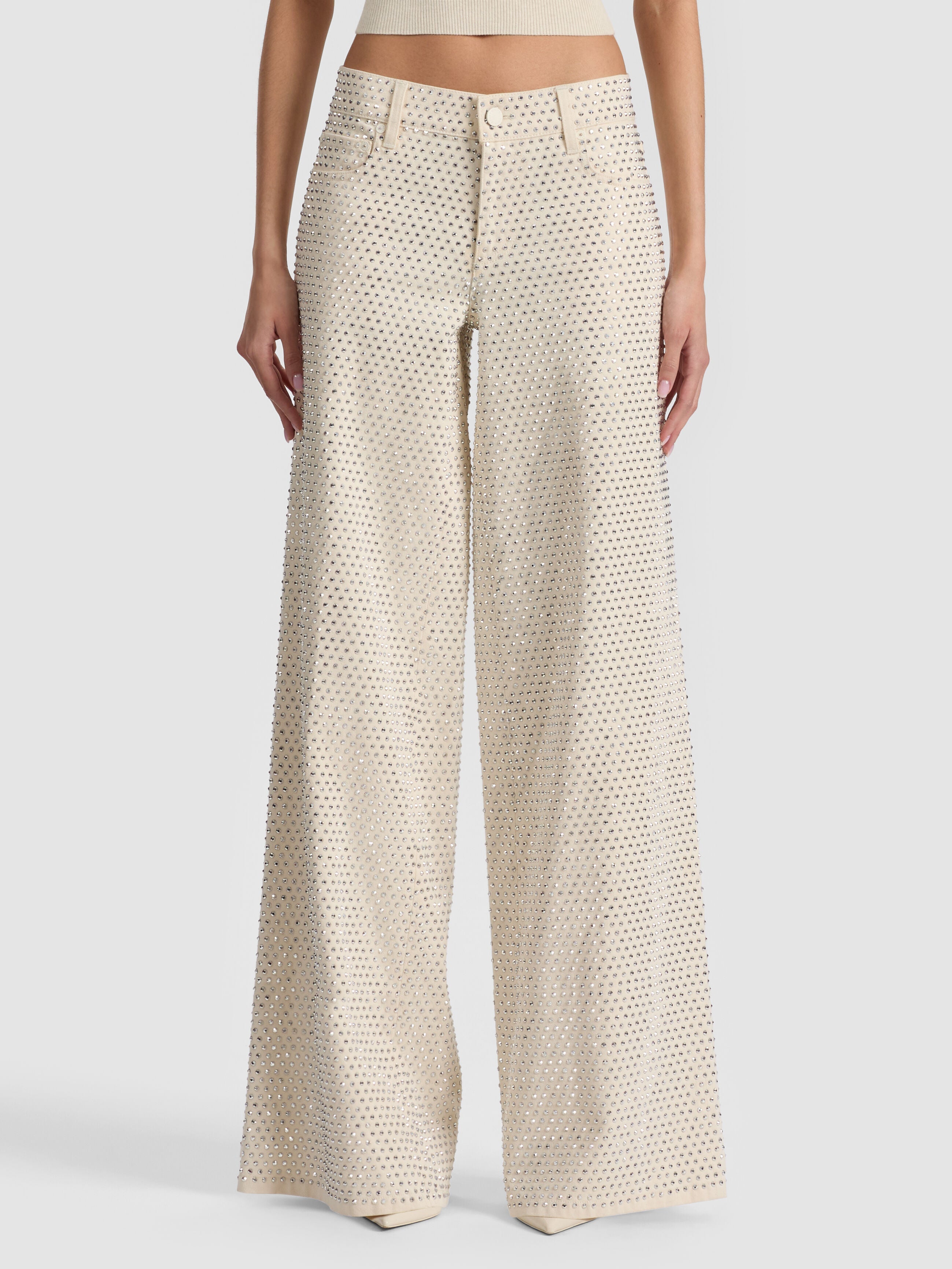 AMAZING EMBELLISHED JEAN-ALICE + OLIVIA
