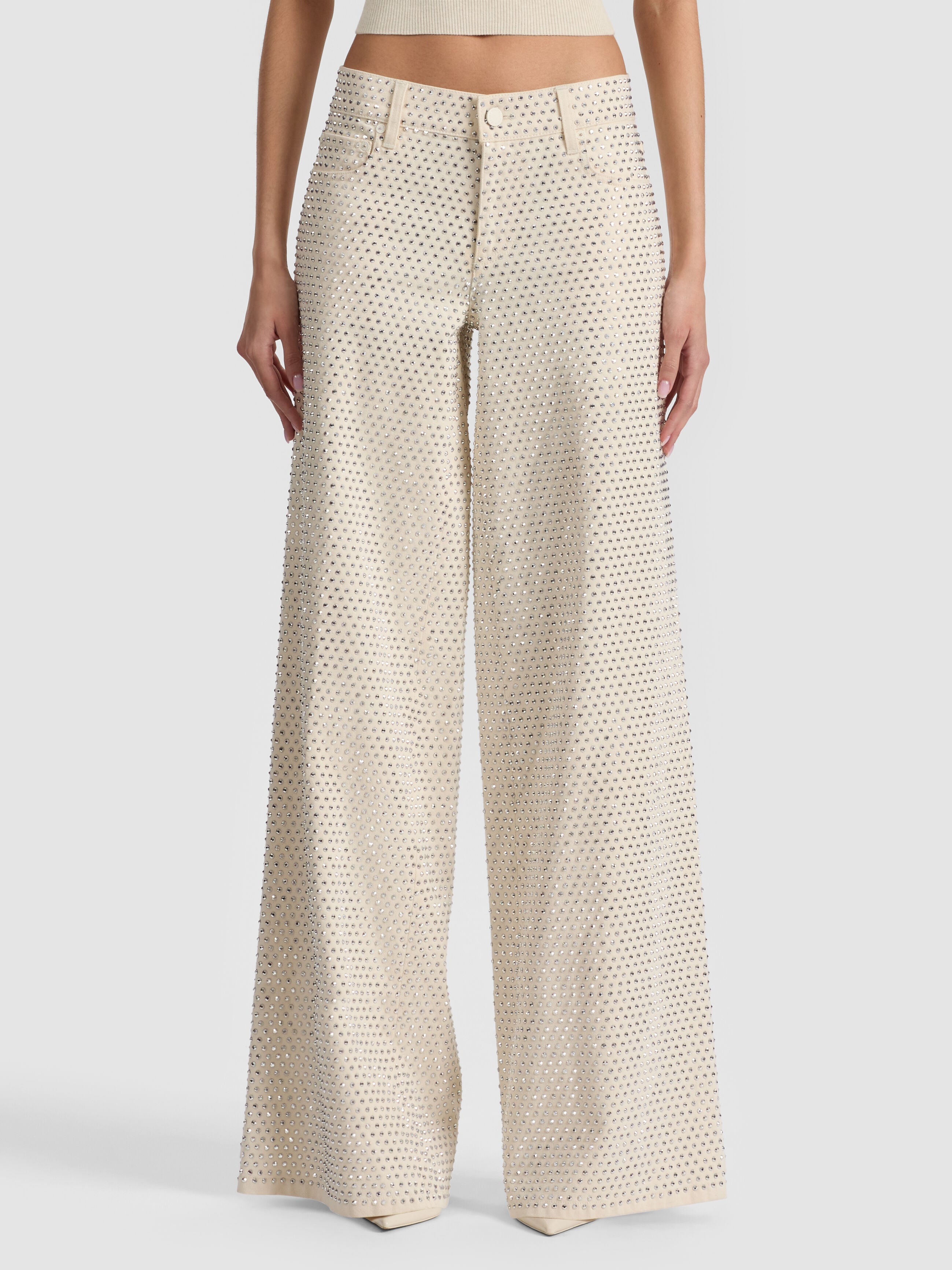 AMAZING EMBELLISHED JEAN-ALICE + OLIVIA