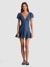 FARA DENIM MINI DRESS-ALICE + OLIVIA