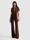 GORGEOUS CORDUROY JUMPSUIT-Black-ALICE + OLIVIA