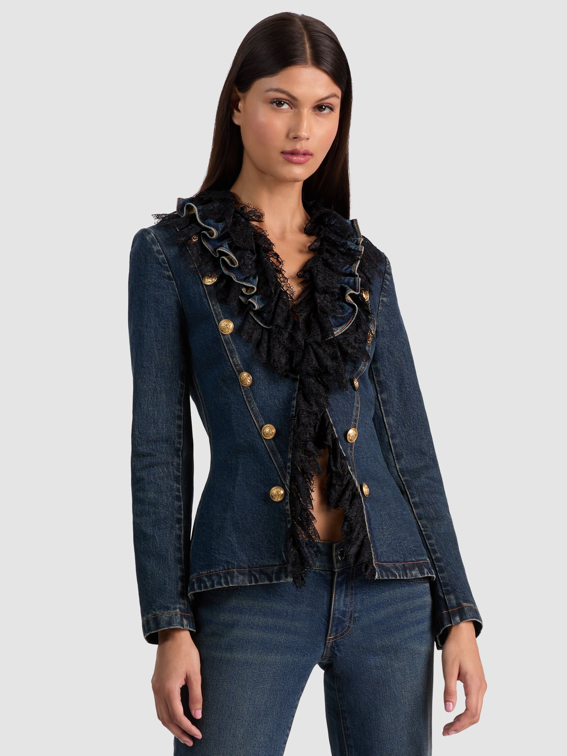 ELMIRA DENIM JACKET-ALICE + OLIVIA