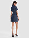 JAMIE DENIM MINI DRESS-ALICE + OLIVIA