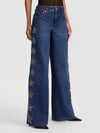 AMAZING EMBELLISHED JEAN-DARK RINSE-ALICE + OLIVIA