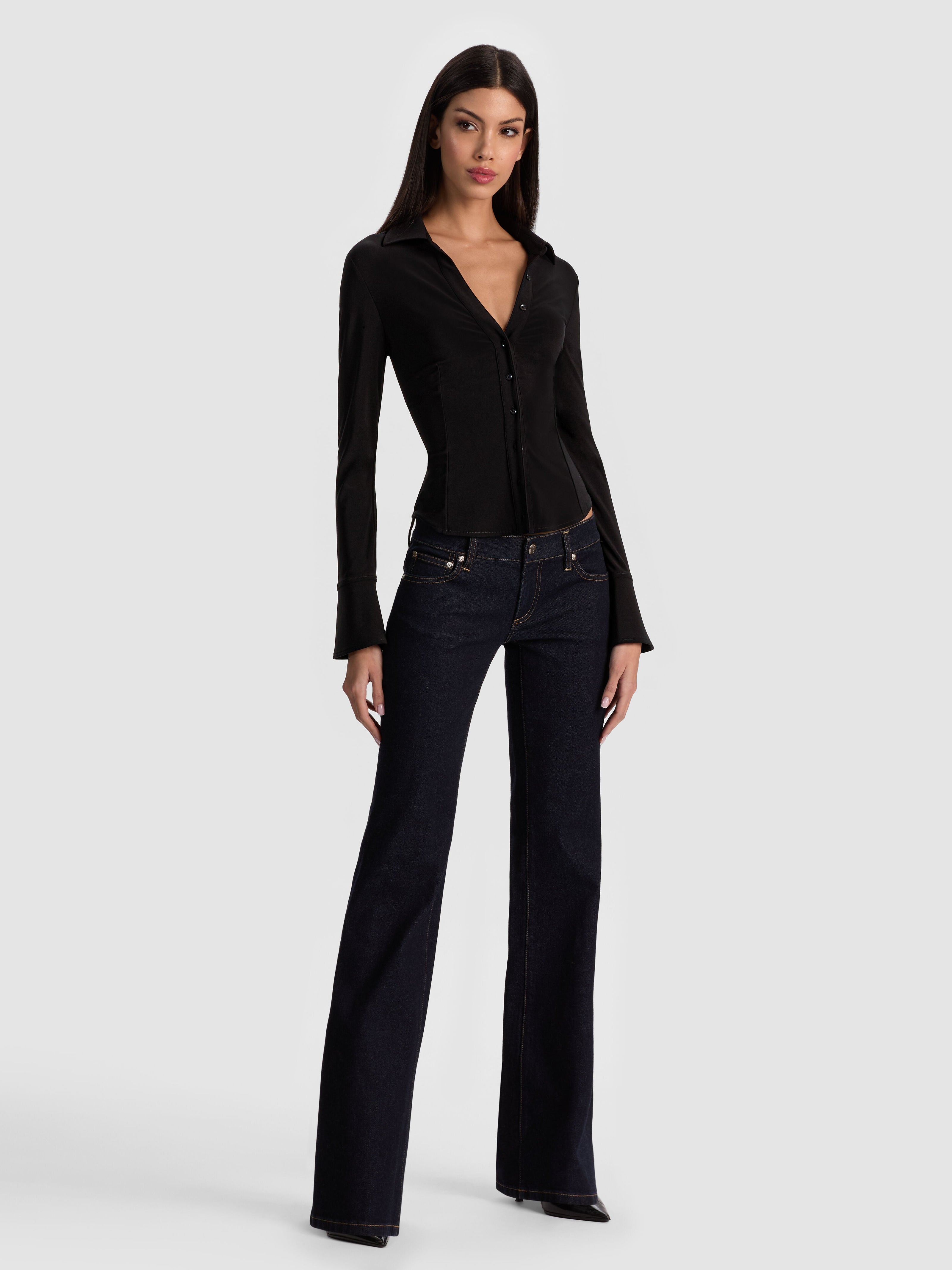 BELLA JEAN-DARK RINSE-ALICE + OLIVIA