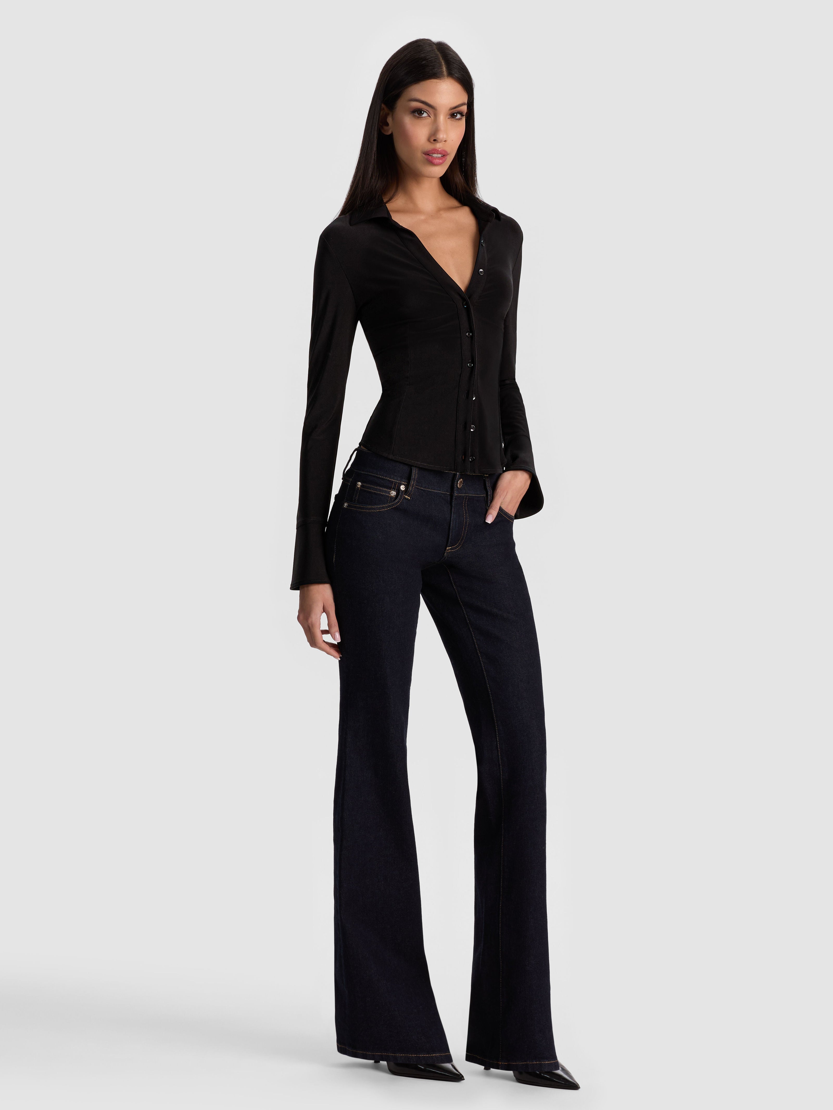 BELLA JEAN-DARK RINSE-ALICE + OLIVIA