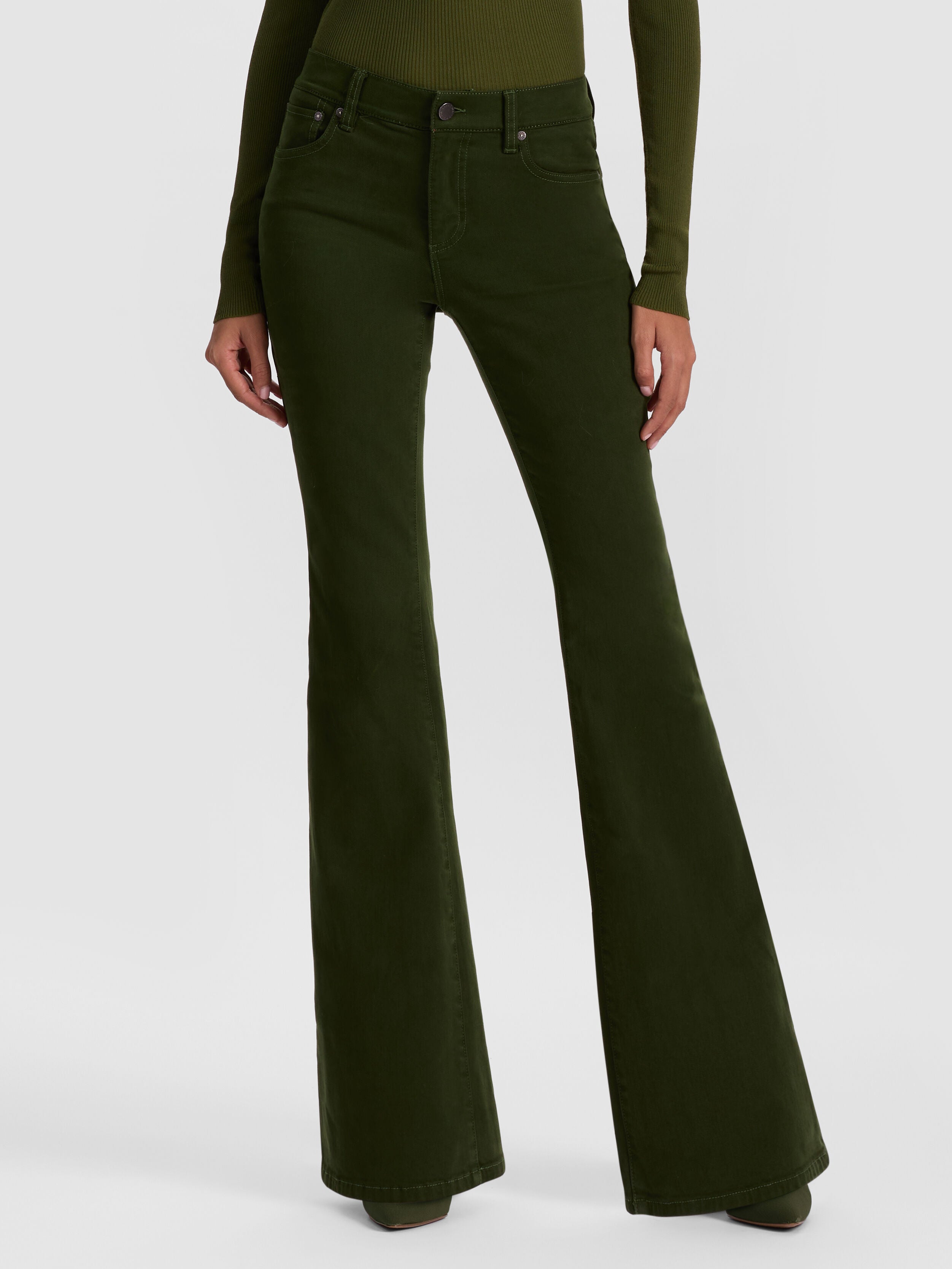 ROSELINE JEAN-DARK OLIVE-ALICE + OLIVIA