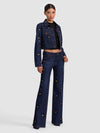 ROXIE EMBELLISHED JEAN-CATHERINE DARK-ALICE + OLIVIA