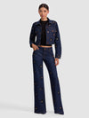 ROXIE EMBELLISHED JEAN-CATHERINE DARK-ALICE + OLIVIA