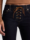 DELILAH LACE UP JEAN-ALICE + OLIVIA