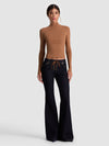 DELILAH LACE UP JEAN-ALICE + OLIVIA