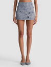 RUBI LASER-CUT DENIM SKIRT-ALICE + OLIVIA
