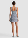 MARYANN LASER-CUT DENIM DRESS-ALICE + OLIVIA