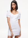 MIMI DENIM MINI DRESS-ALICE + OLIVIA