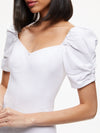 MIMI DENIM MINI DRESS-ALICE + OLIVIA