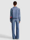 FINELY DENIM BUTTON DOWN-ALICE + OLIVIA