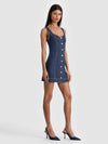 BEA DENIM MINI DRESS-ALICE + OLIVIA