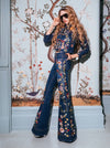 BEAUTIFUL EMBROIDERED JEAN-ALICE + OLIVIA