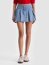 AMY DENIM MINI SKIRT-EDIE WASH-ALICE + OLIVIA