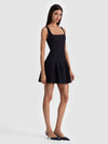 HOLLIS DENIM MINI DRESS-ALICE + OLIVIA