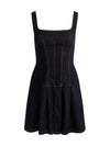 HOLLIS DENIM MINI DRESS-ALICE + OLIVIA
