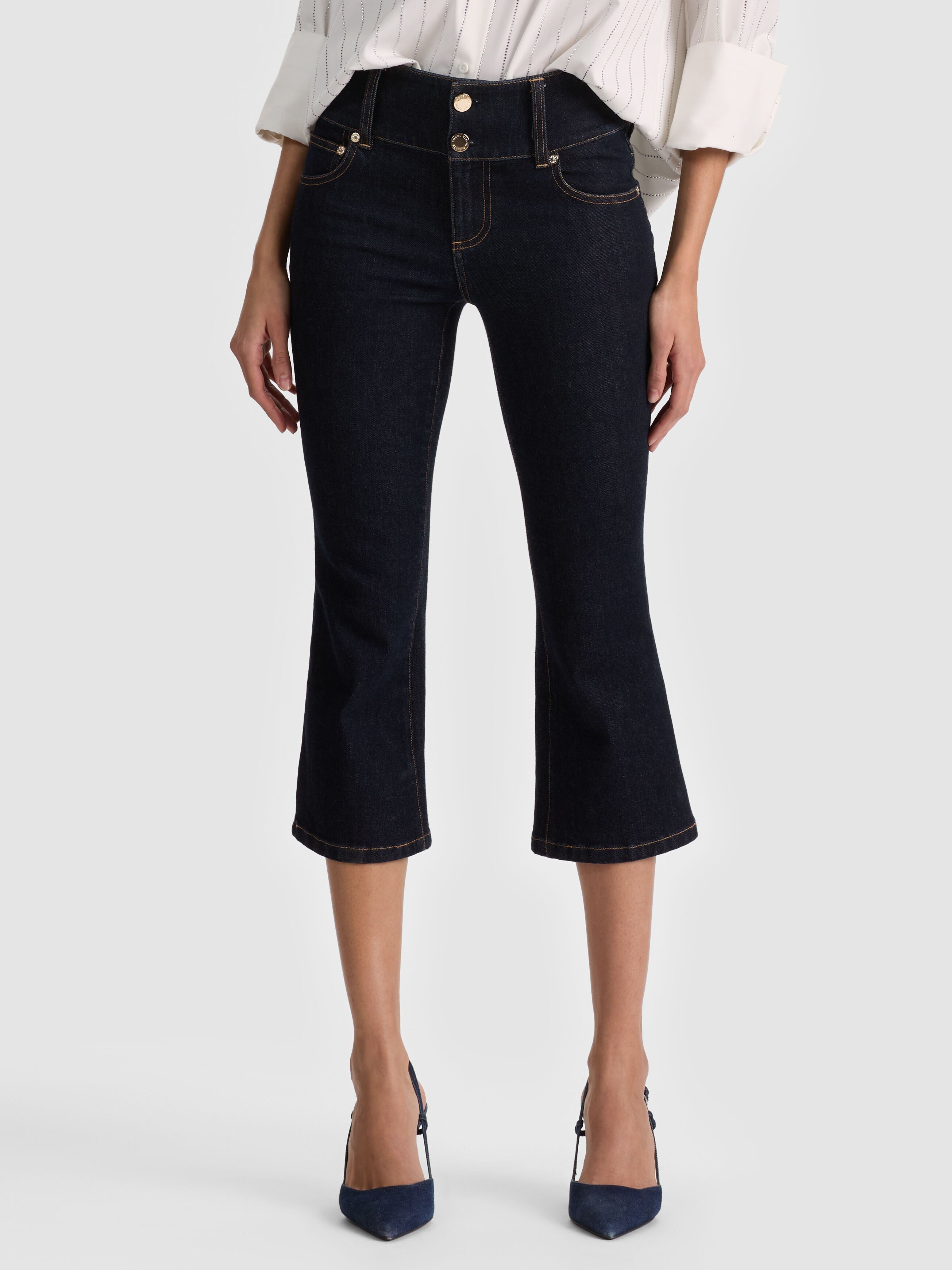 KAI LOW RISE CAPRI JEAN-ALICE + OLIVIA