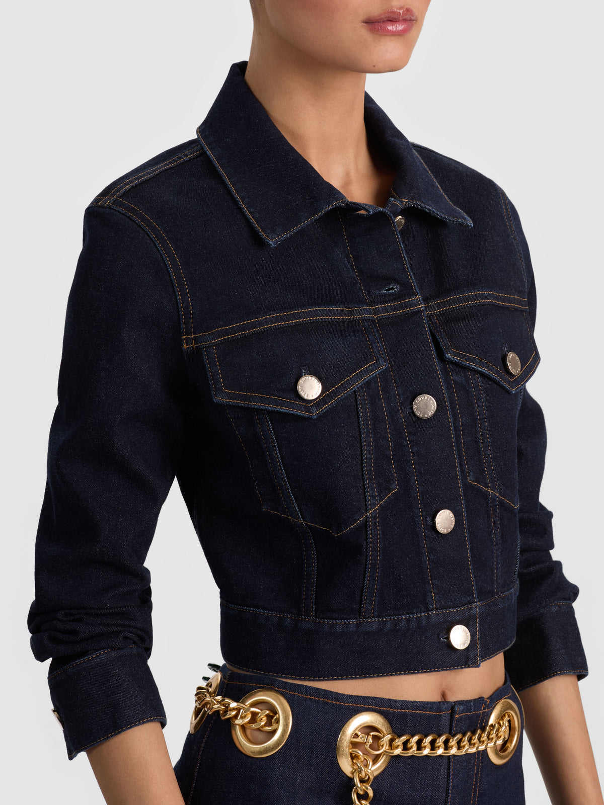 CHLOE DENIM JACKET-ALICE + OLIVIA