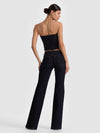 KELCEY STRAPLESS DENIM VEST-DARK RINSE-ALICE + OLIVIA