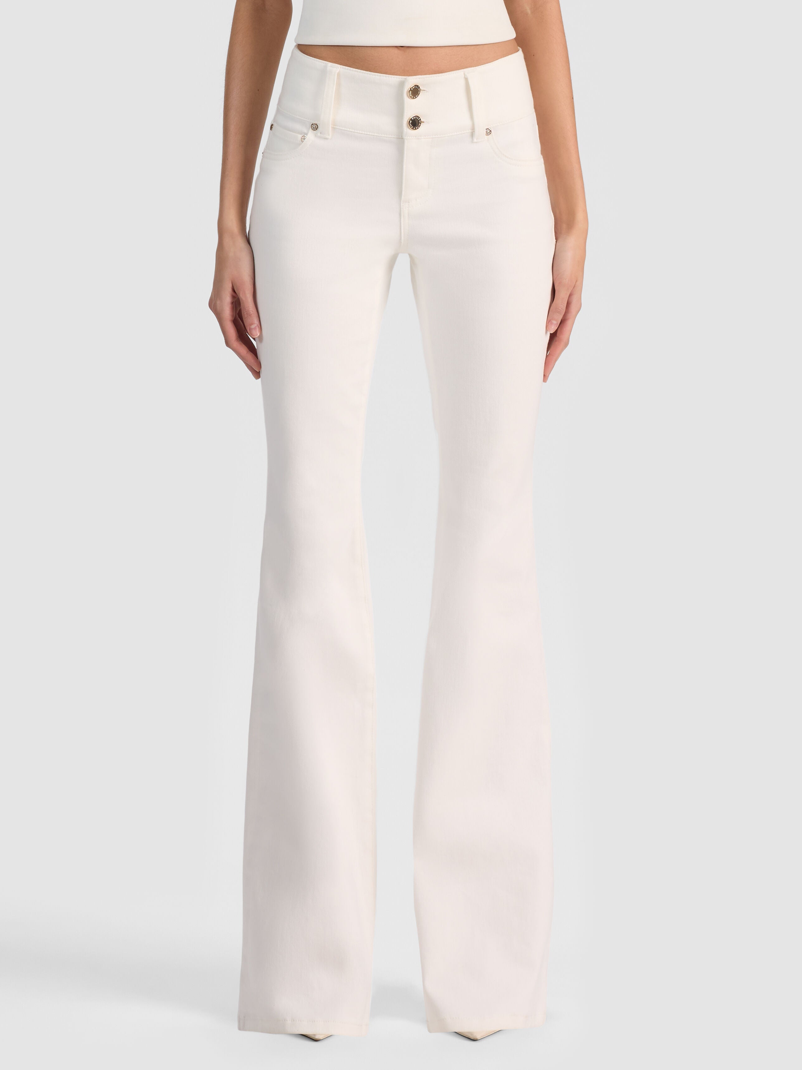 KAI LOW RISE JEAN-OFF WHITE-ALICE + OLIVIA