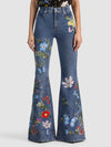 BEAUTIFUL EMBROIDERED JEAN-ALICE + OLIVIA