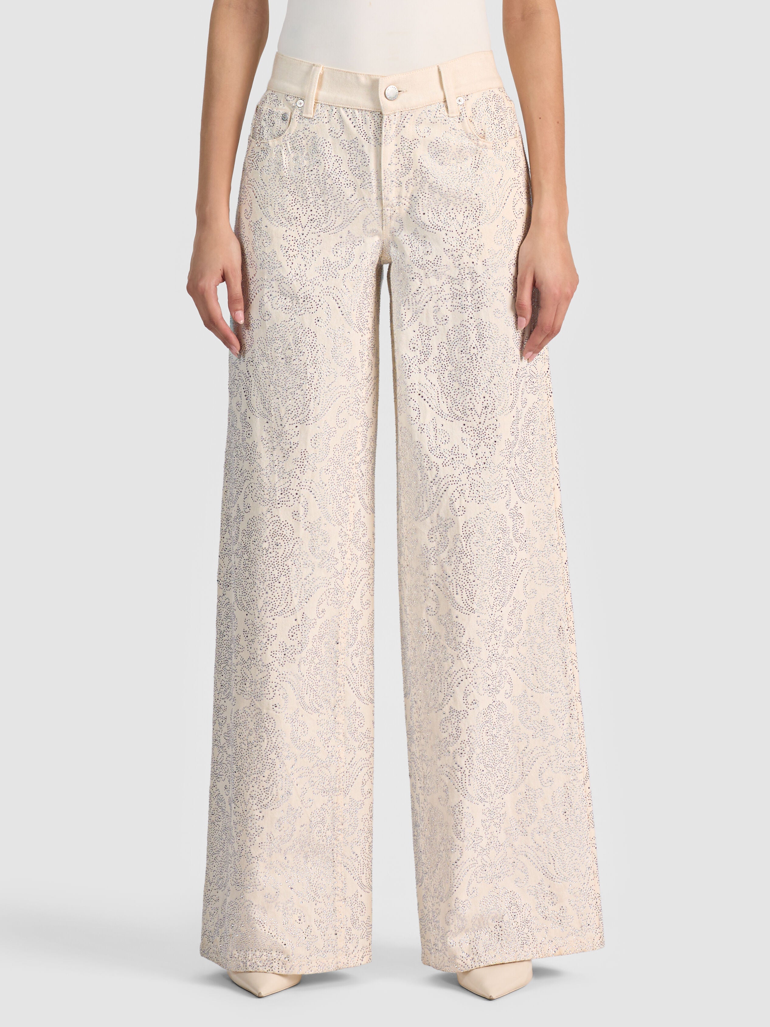 AMAZING EMBELLISHED JEAN-ALICE + OLIVIA
