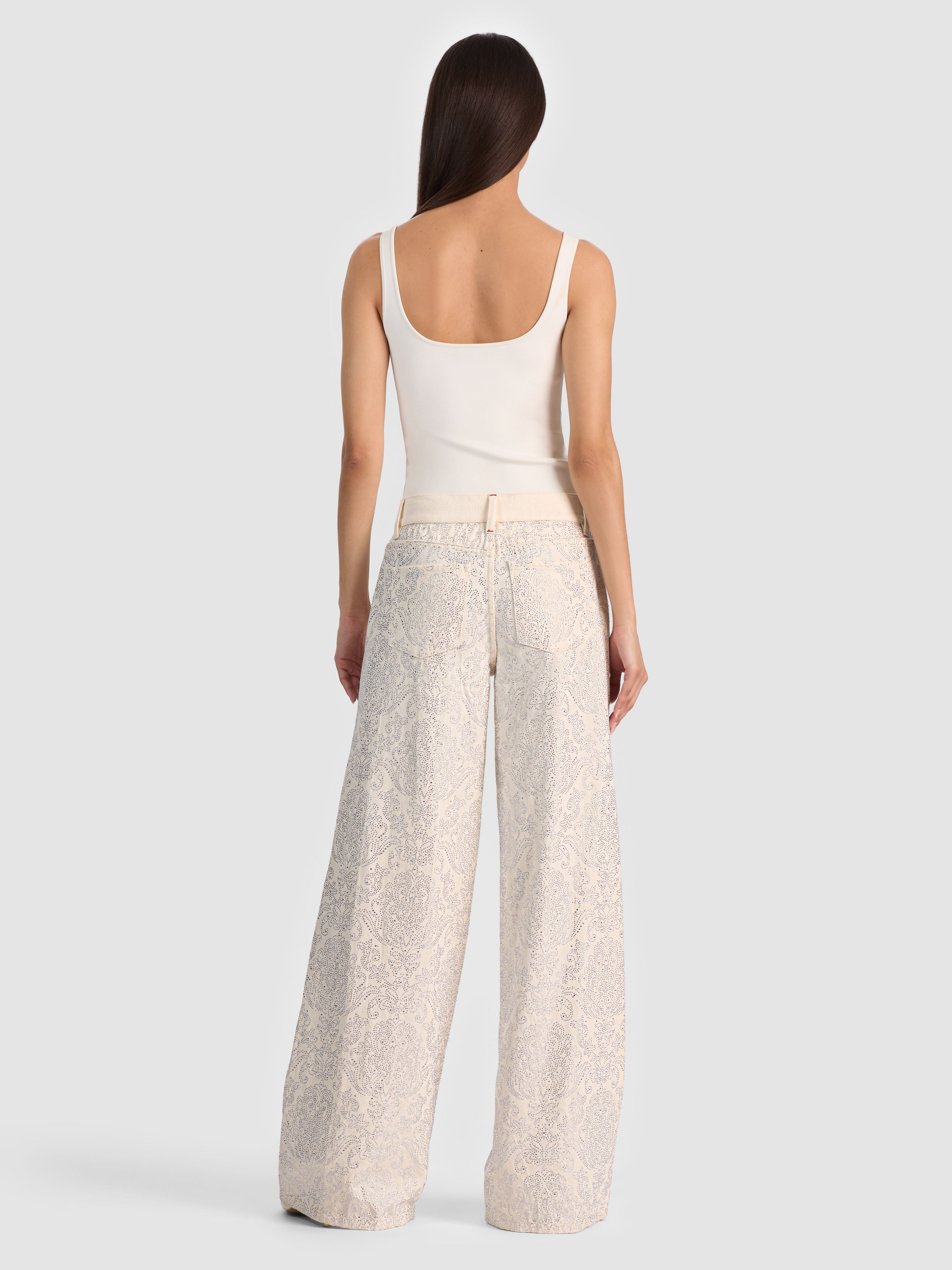 AMAZING EMBELLISHED JEAN-ALICE + OLIVIA