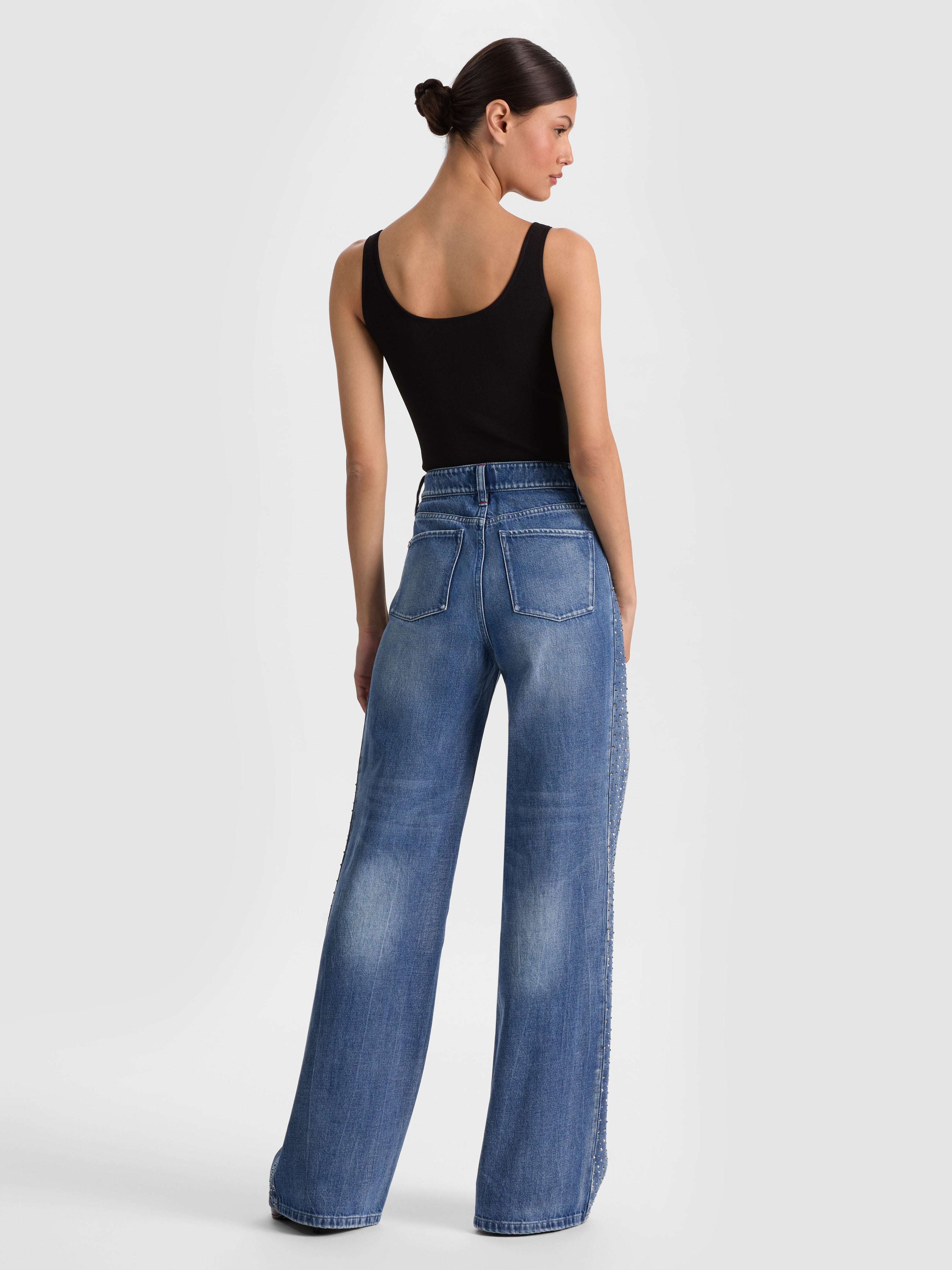 CHIC EMBELLISHED JEAN-ALICE + OLIVIA
