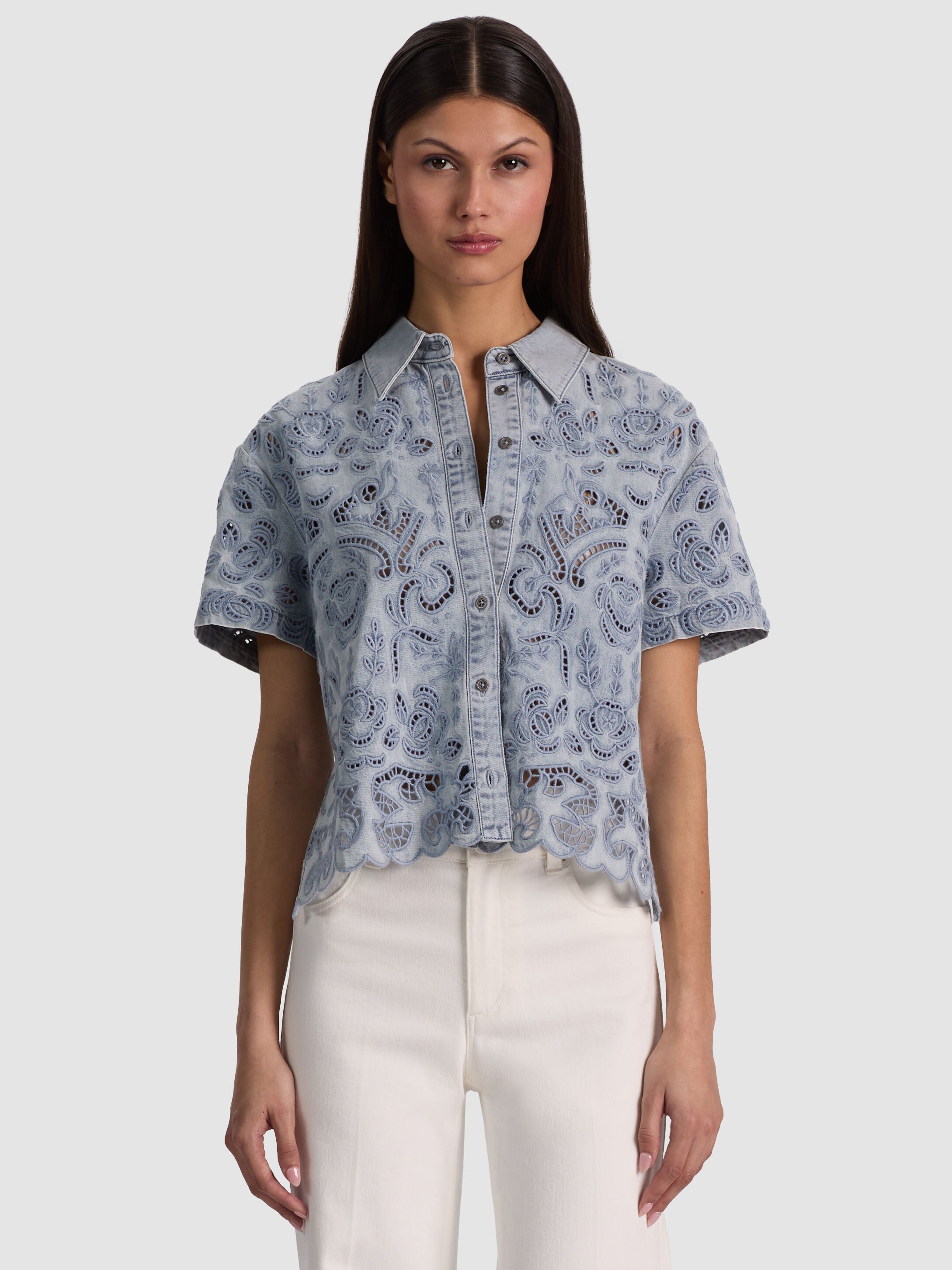 LANE DENIM BUTTON DOWN