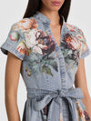 LUCY MINI DENIM SHIRT DRESS-ALICE + OLIVIA