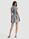LUCY MINI DENIM SHIRT DRESS-ALICE + OLIVIA