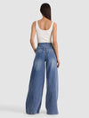 WHIT ULTRA HIGH BUTTON FRONT JEAN-BROOKLYN BLUE-ALICE + OLIVIA