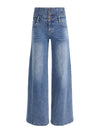 WHIT ULTRA HIGH BUTTON FRONT JEAN-ALICE + OLIVIA