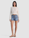 LULA DENIM SHORT-ALICE + OLIVIA