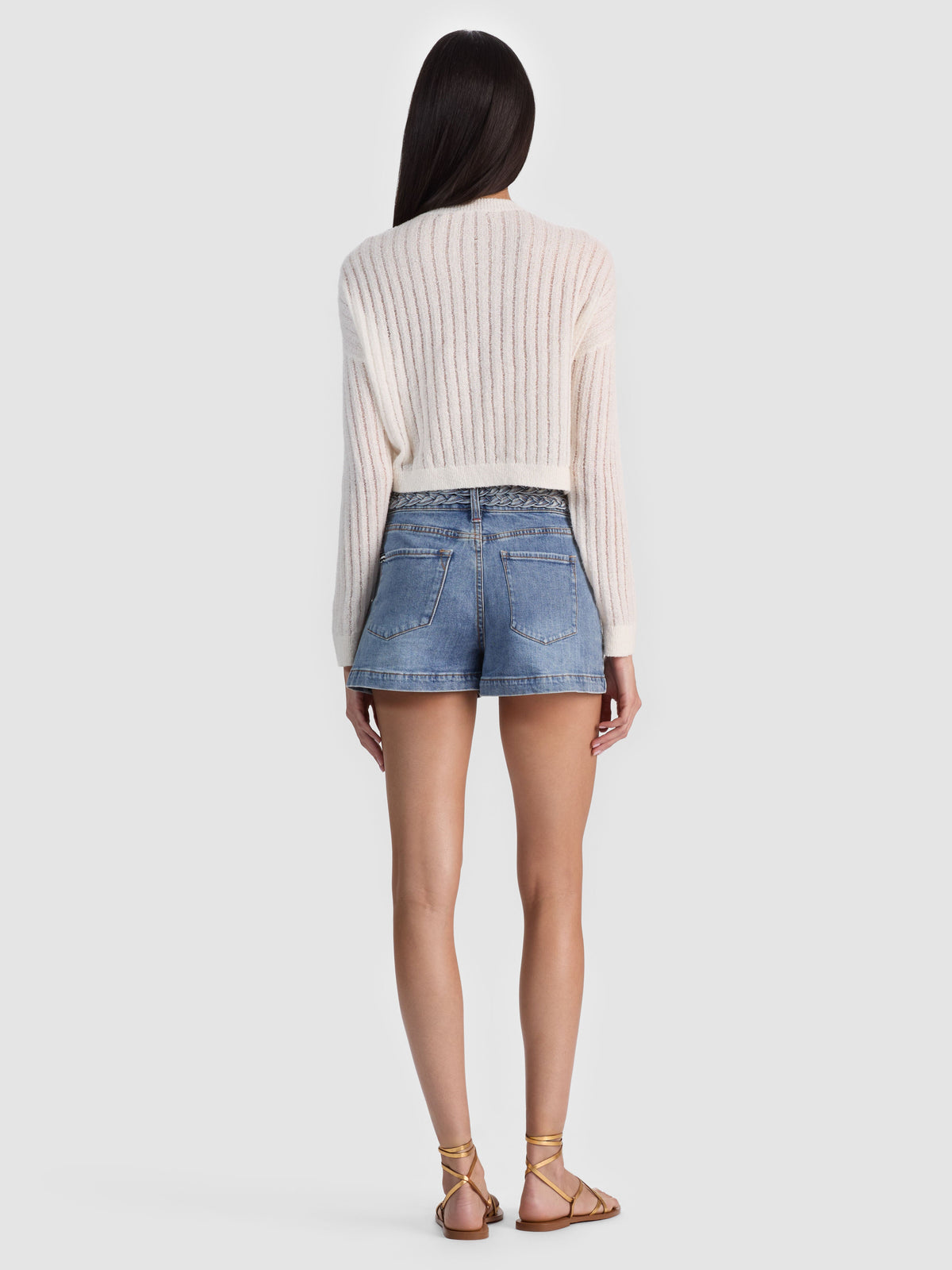 LULA DENIM SHORT-ALICE + OLIVIA
